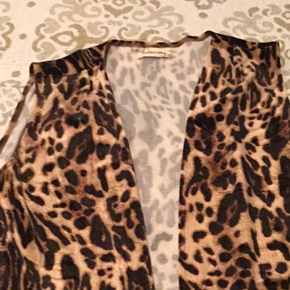 southern stitch Jackets & Blazers - Leopard print long duster